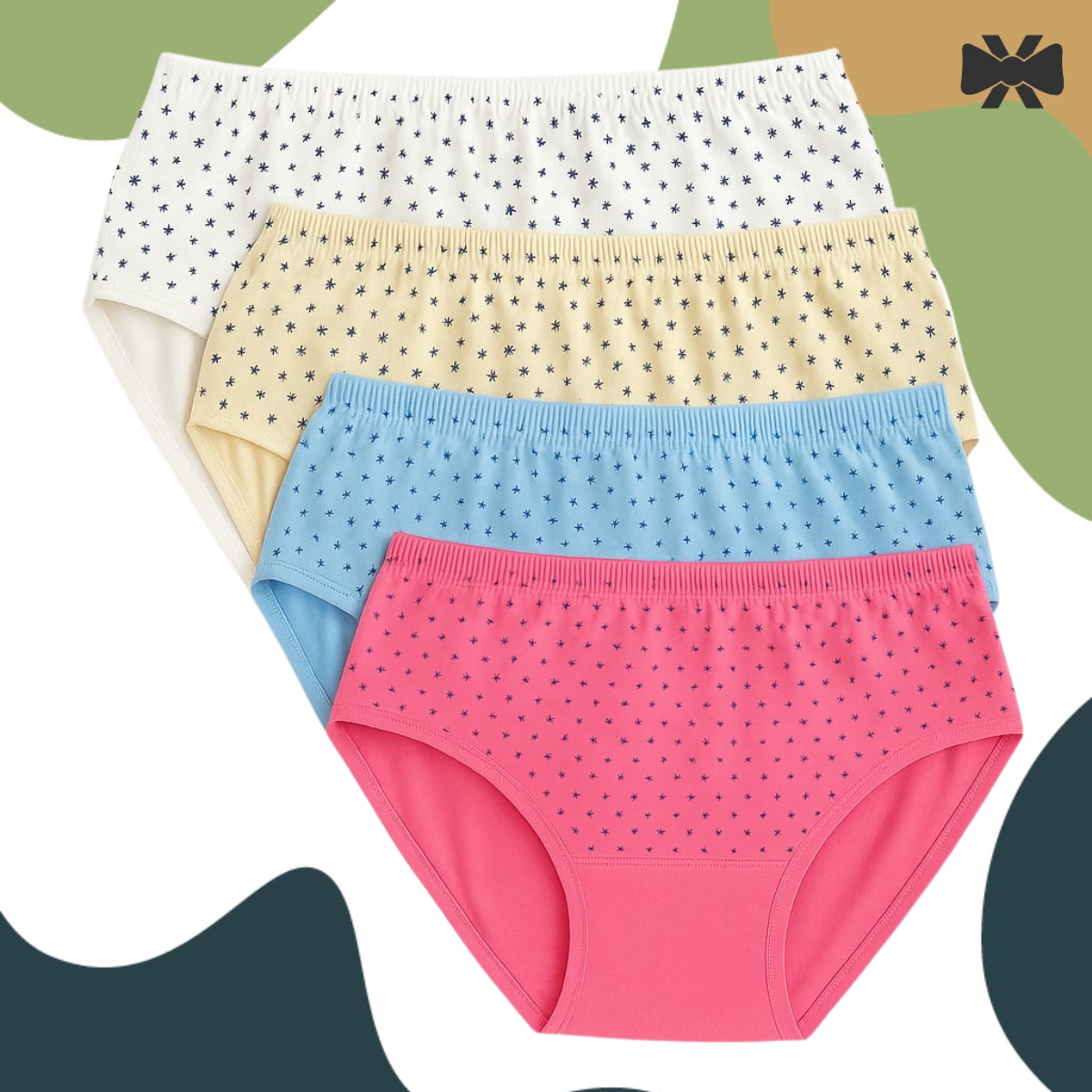 4+1 FREE! Cotton Panty Combo Set – Best Value Deal